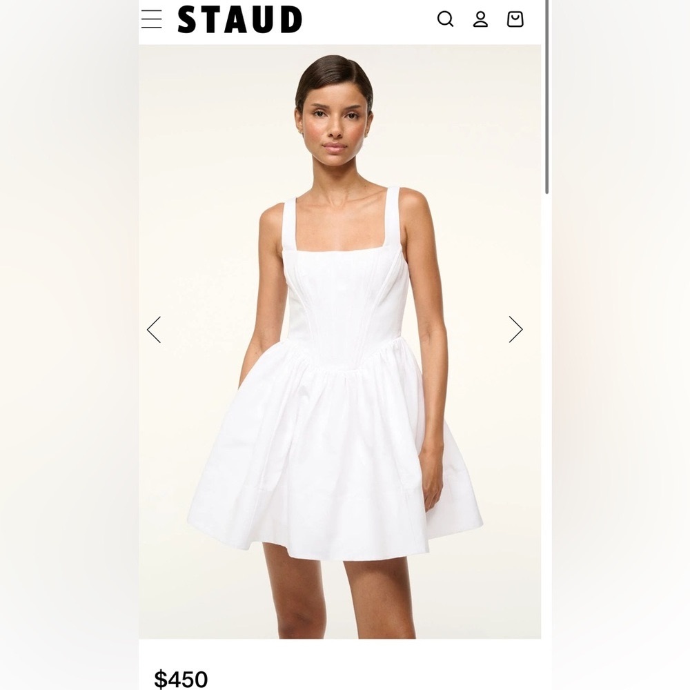 STAUD LANDSCAPE MINI DRESS